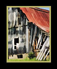 A digital painting of a collapsing barn thumbnail