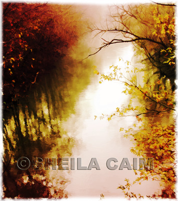 Autumn River Scene