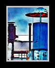 The outside of an abandonded factory with hellish impressions thumbnail