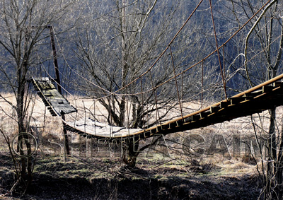 Old hanging bridge